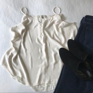 Ivory Camisole style Tank Top from Loft